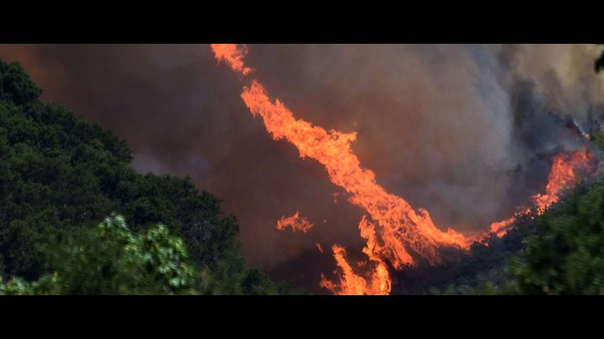 Homes burned, others spared in Northern California