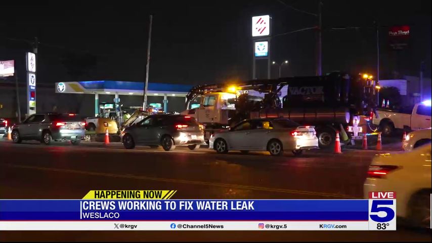 Water service interruption announced in Weslaco