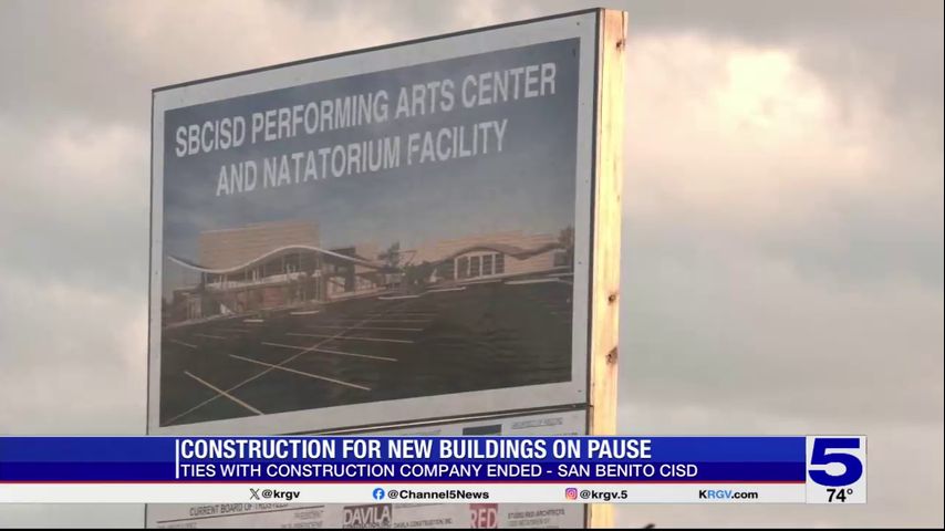 San Benito CISD pauses work on $33.7 million in construction projects