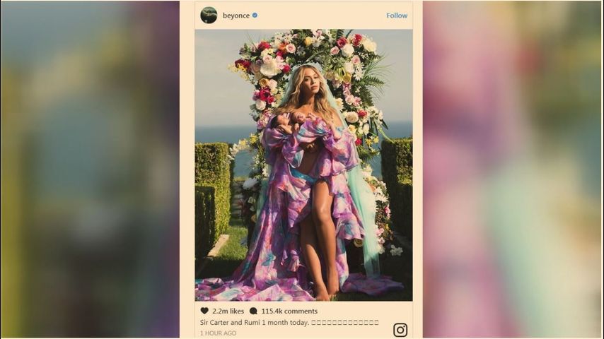 Beyonce introduces newborn twins Sir and Rumi Carter