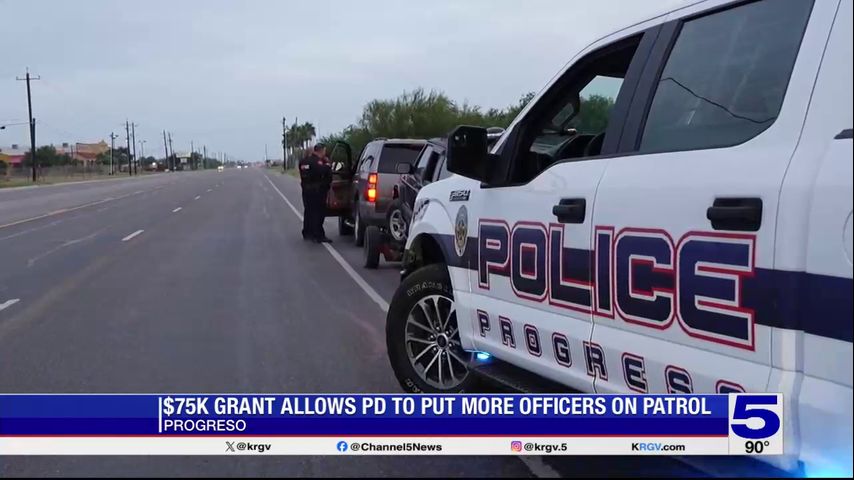 Progreso police ramping up patrols thanks to Operation Lone Star grant