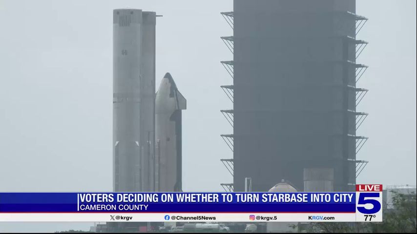 Voters approve incorporating Starbase into a city, according to unofficial election results
