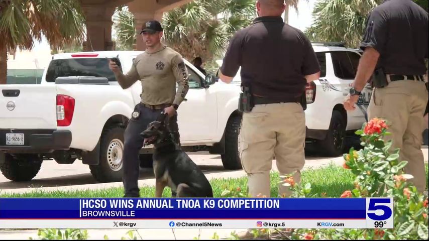 K9 officer competition held in Brownsville