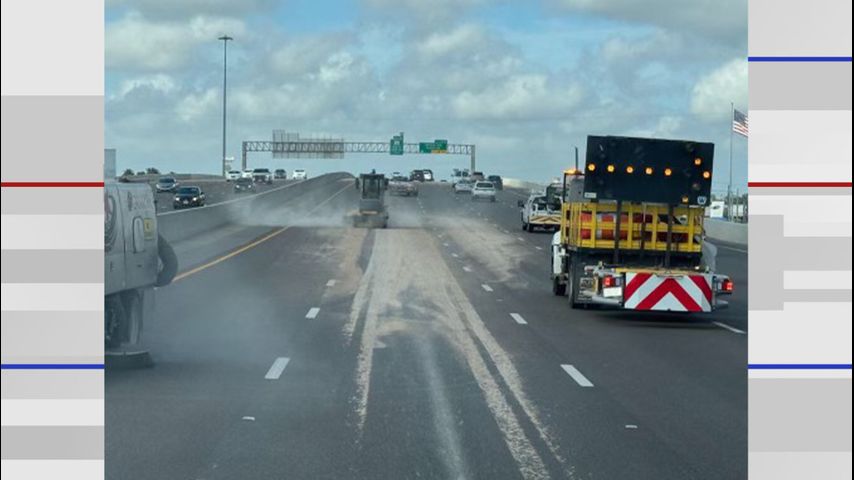 I-2 lanes in McAllen reopen following caliche spill