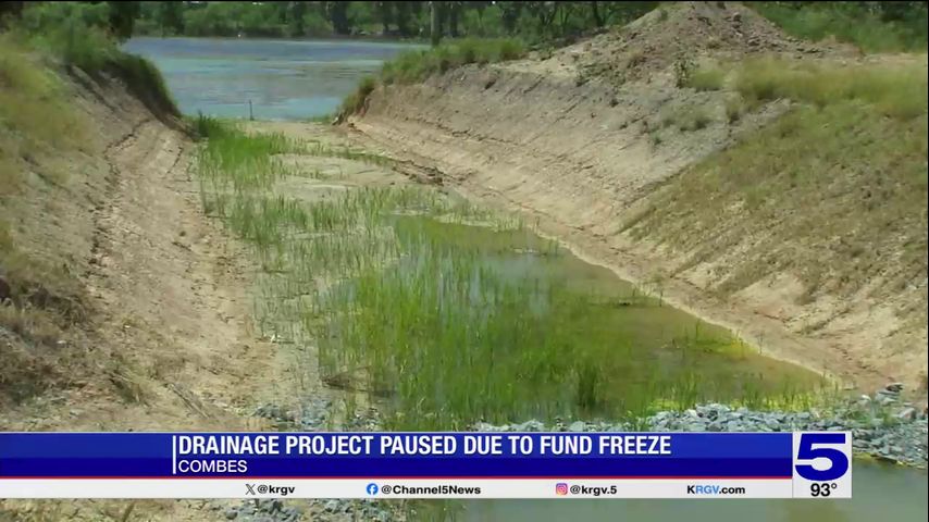 $7 million Combes drainage project on hold after FEMA freezes funds, again