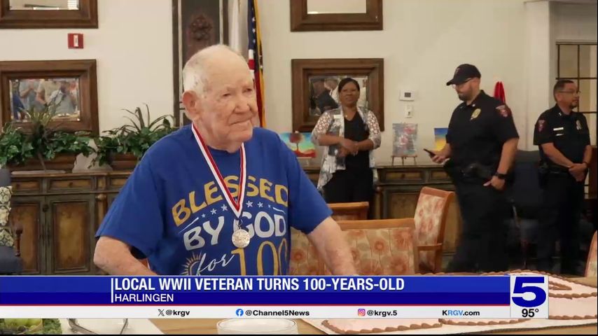 Harlingen WWII veteran turns 100