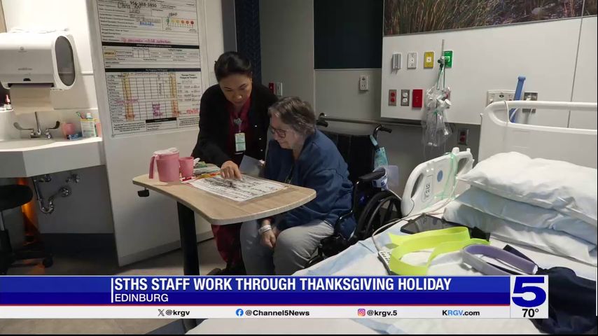 STHS staff in Edinburg work through Thanksgiving holiday