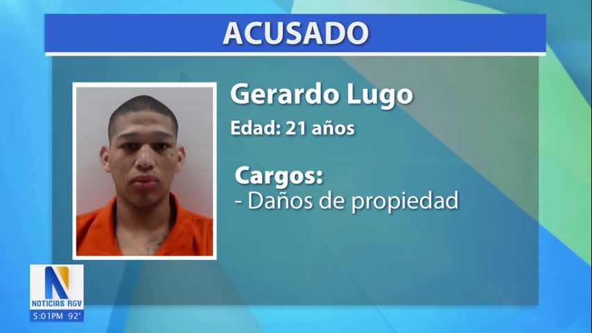 Recluso en cárcel Carrizales Rucker de Cameron es acusado por daños a la propiedad