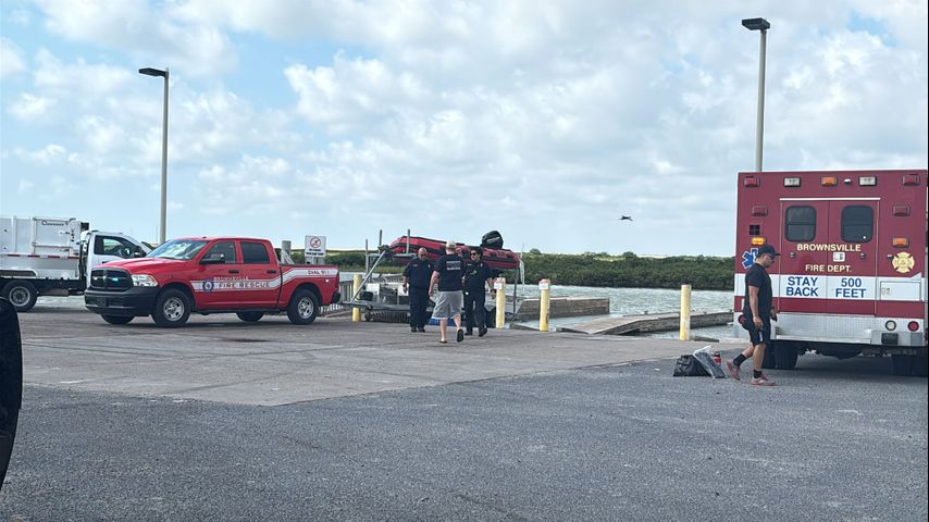 U.S. Coast Guard responds to capsized shrimp vessel at the Port of Brownsville