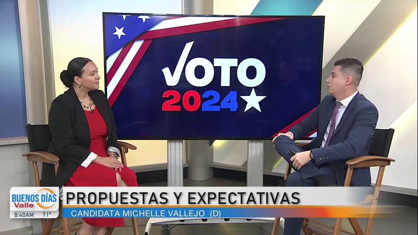 Michelle Vallejo presenta sus propuestas como candidata al Congreso