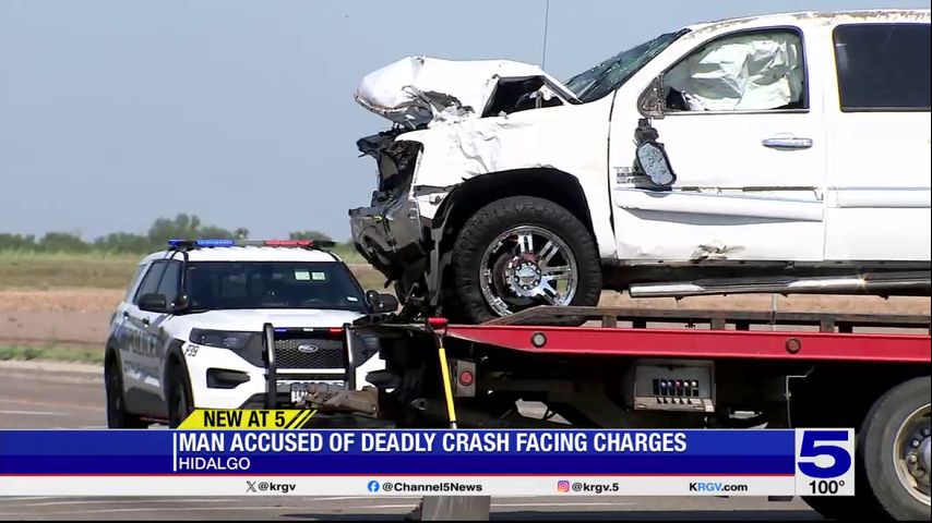 Man charged with intoxication manslaughter following deadly Hidalgo crash