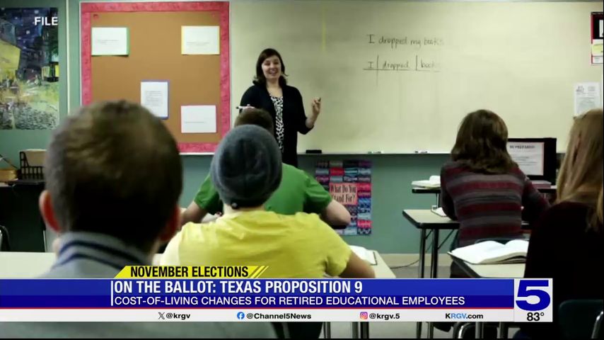 Texas proposition lets voters decide whether to increase pensions for retired educational employees