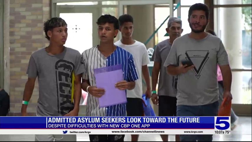 Admitted asylum seekers look toward the future