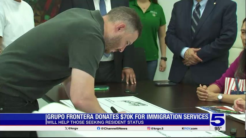 Grupo Frontera donates to Diocese of Brownsville Immigration Services