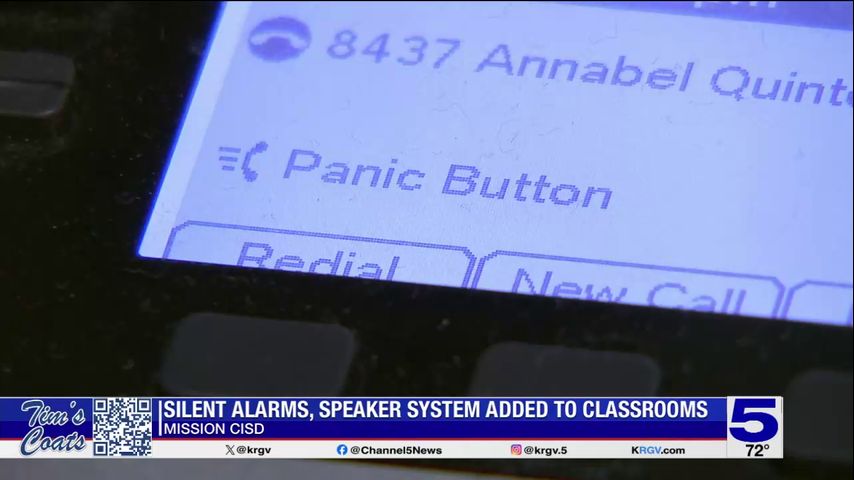 Silent alarms added to Mission CISD classrooms