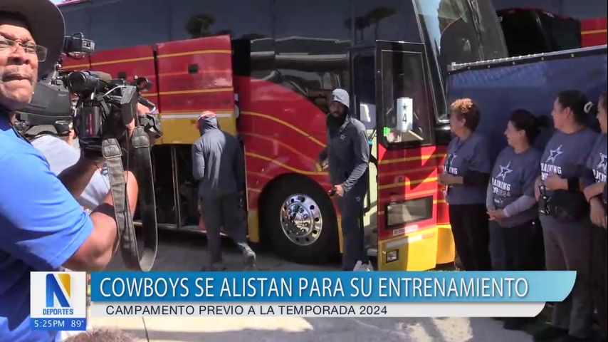 Cowboys se alistan para su entrenamiento previo a la temporada 2024