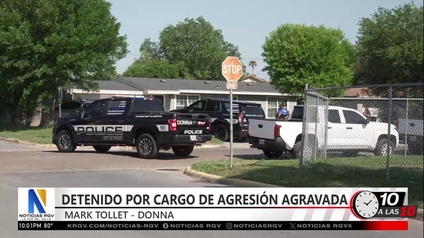 Policía de Donna arresta a un sospechoso buscado tras denuncia de un hombre con un cuchillo