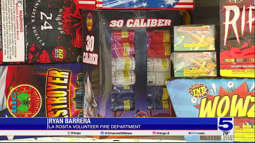 Fireworks ban in effect in Starr County amid dry conditions