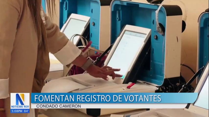 Condado Cameron hace un llamado a sus residentes para registrarse al voto