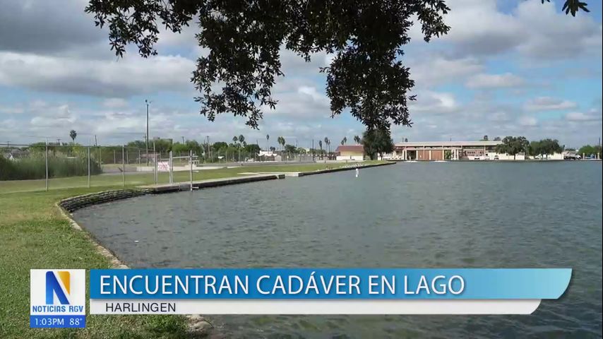 Policía de Harlingen investiga hallazgo de un cuerpo en el lago