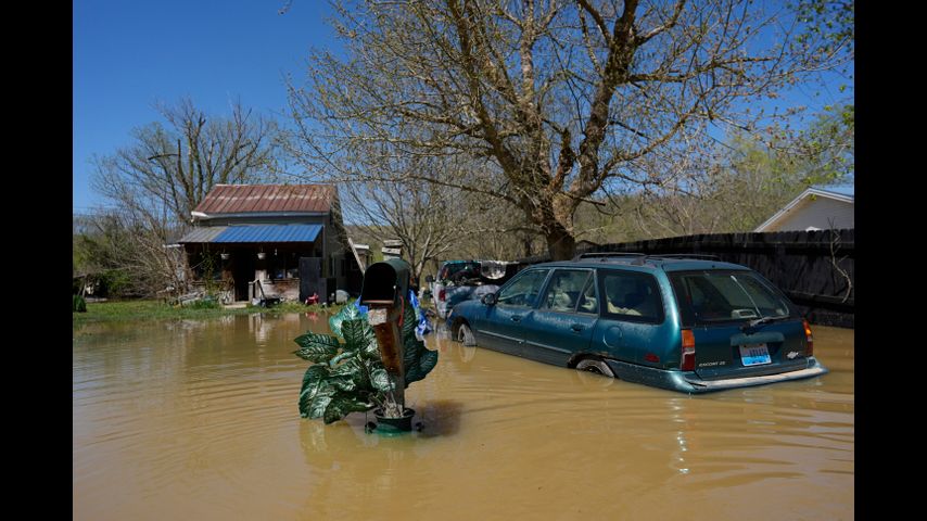 Deadly April rainfall in US South and Midwest was intensified by climate change, scientists say