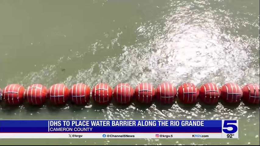 DHS issues waiver for 17 miles of water barriers in Cameron County