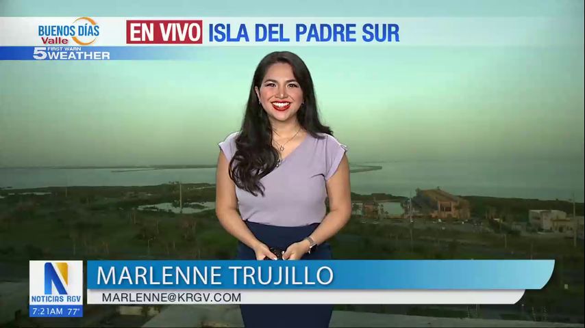 Lunes 5 de Agosto: Mayormente soleado, temperaturas en los 99s