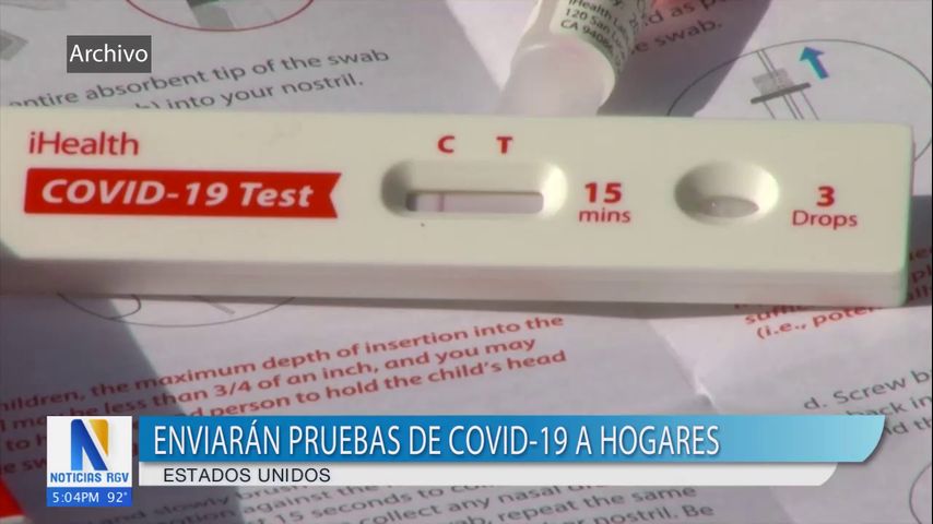 Gobierno de EE. UU. envía nuevamente KIT de pruebas de COVID-19