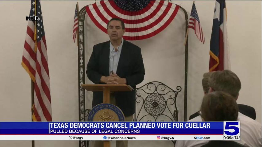 Cuellar reacts after Texas Democrats cancel planned vote to condemn him