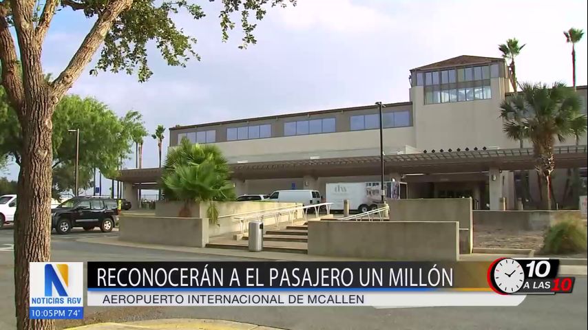 El aeropuerto de McAllen celebrará al viajero número 1 millón en medio de su creciente tráfico