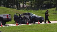 Driver veers into oncoming traffic, causes major crash on I-110 Thursday