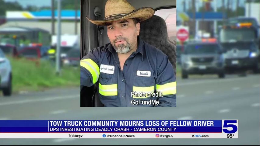 Community reacts after tow truck driver killed in Harlingen crash