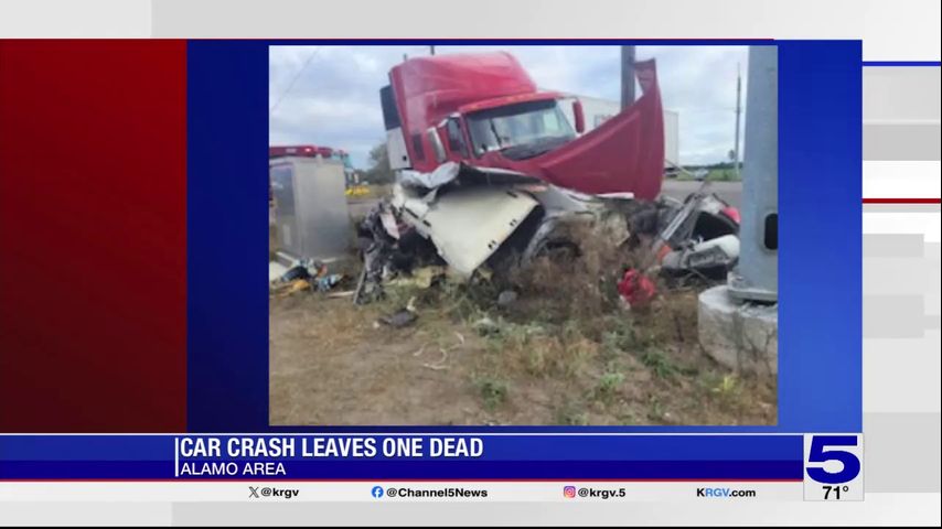 DPS: McAllen man killed in semitrailer crash near Alamo