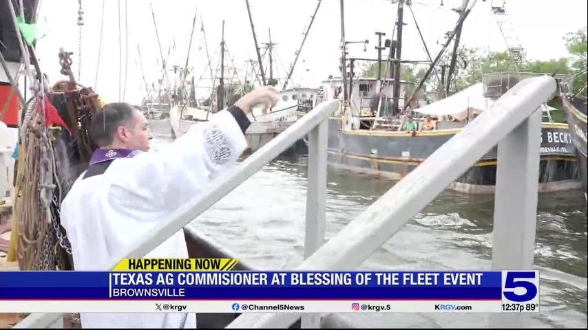 Texas Shrimp Association holds annual Blessing of the Fleet in Brownsville
