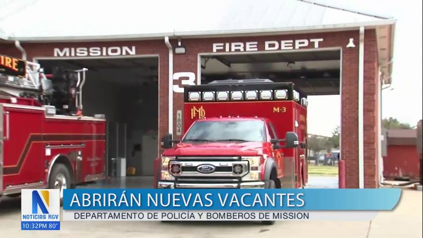 Mission busca contratar más bomberos y policías en la ciudad