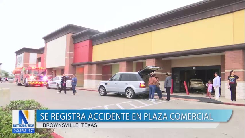 Reportan accidente en la plaza comercial de Brownsville