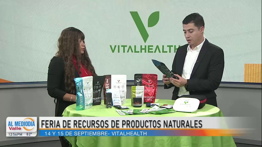 Feria de salud con productos naturales en Mission