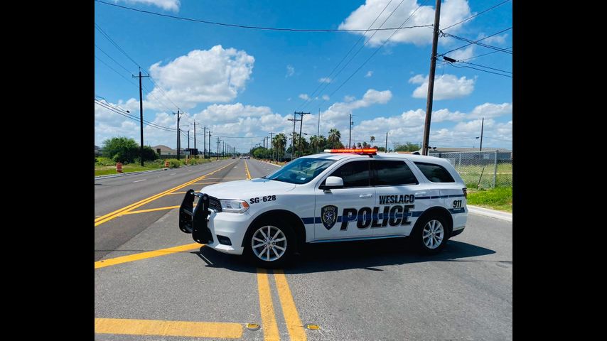 Weslaco road blocked off due to gas leak caused by a single-vehicle accident