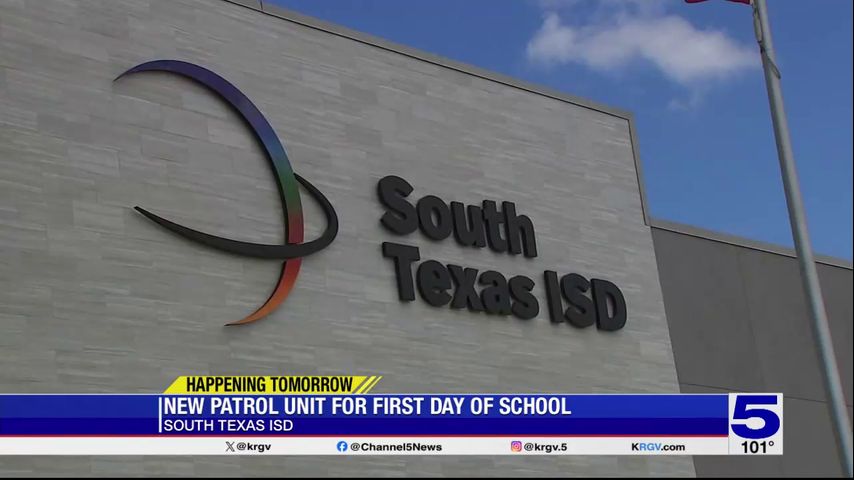 South Texas ISD's newly created police department gets ready for first day of school