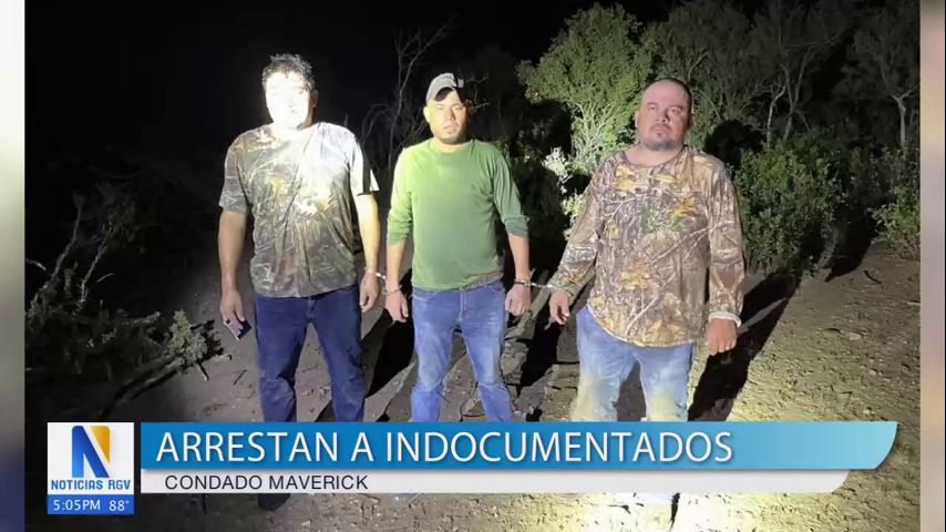 Patrulla fronteriza realiza arrestos de indocumentados en el condado Maverick