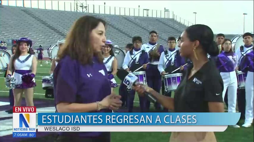 Estudiantes de Weslaco ISD regresan a clases