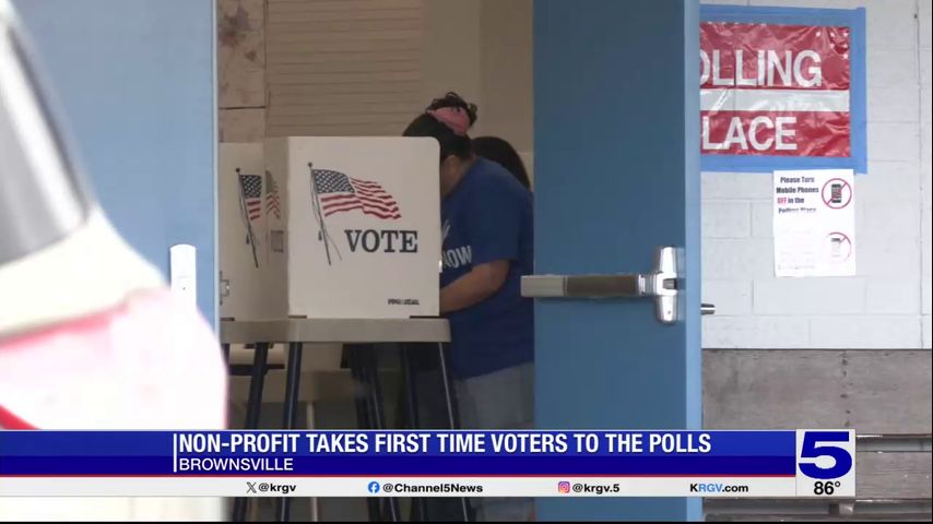 Non-profit organization taking first-time voters to the polls in Cameron County