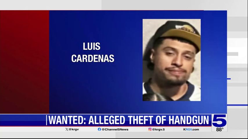 Cameron County Sheriff’s Office: Firearm theft suspect considered armed and dangerous