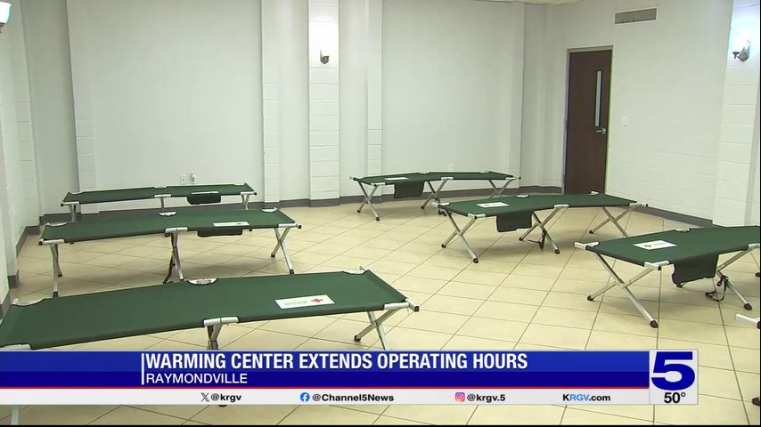 Raymondville warming center extends operating hours