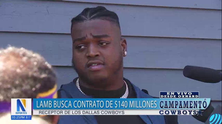 Receptor de los Dallas Cowboys Ceedee Lamb busca contrato de $140 millones