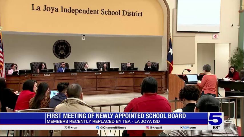 La Joya ISD holds first meeting under new board of managers