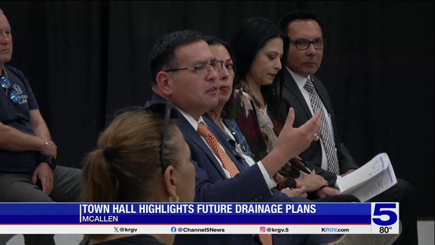 McAllen residents discuss drainage concerns with city’s engineering department