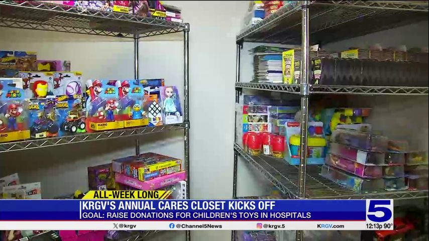 KRGV Cares Closet benefitting patients at STHS Children's hospital