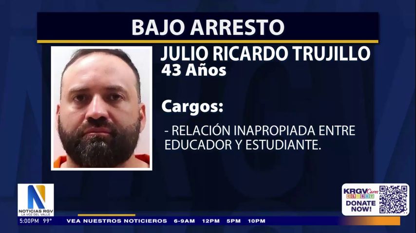 Profesor de distrito escolar Brownsville arrestado con un cargo de relación impropia con el estudiante