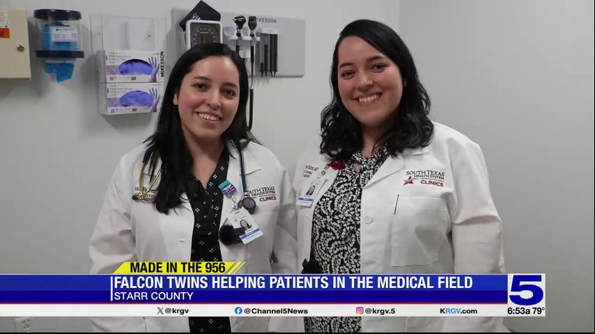 Made in the 956: Falcon twins helping patients in the medical field